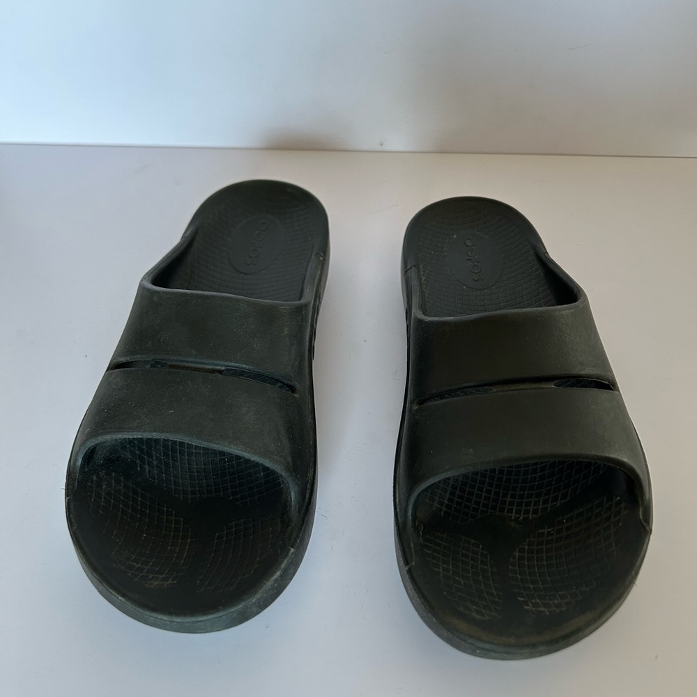 Black Slide Sandals